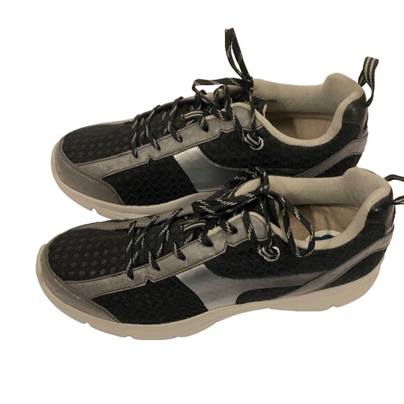 Dr. Comfort Chris 77810 Sneakers/Shoes~Men\'s 10.5 W Wide~Black/Gray NEW! main image 4